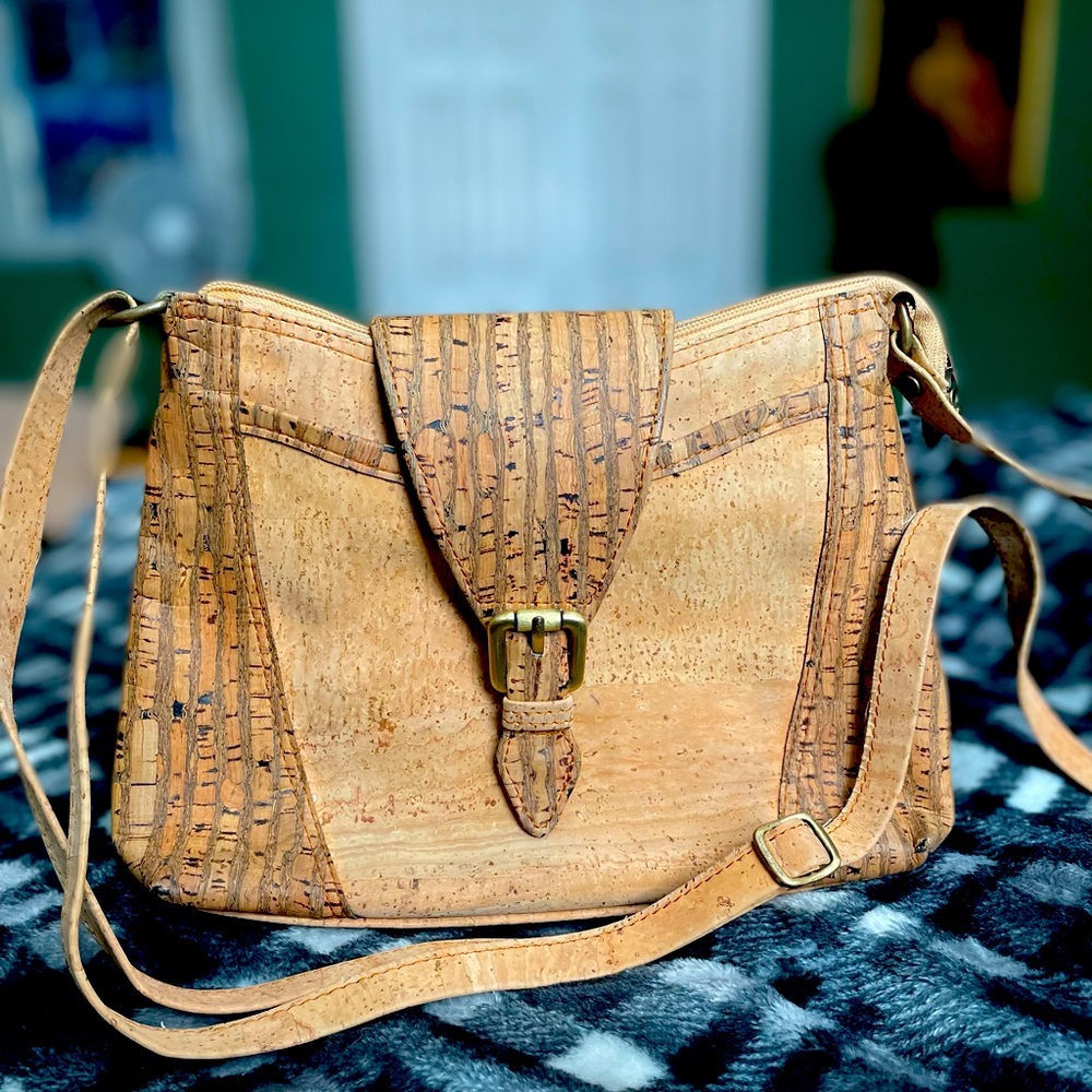 Handmade All Cork Shoulder bag Luis Alface Portugal TA-IT0073